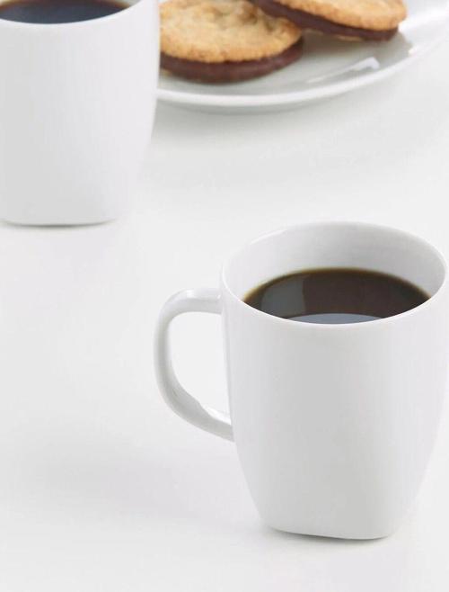 4 Adet Kuplu Çay Bardağı Yükseklik 8 Cm İkea 4'Lü Set Porselen Kahve Beyaz Bardak Hacim 170 Ml