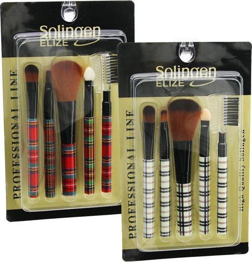 DESENLİ ALLIK - MAKYAJ FIRÇASI SET (5060)