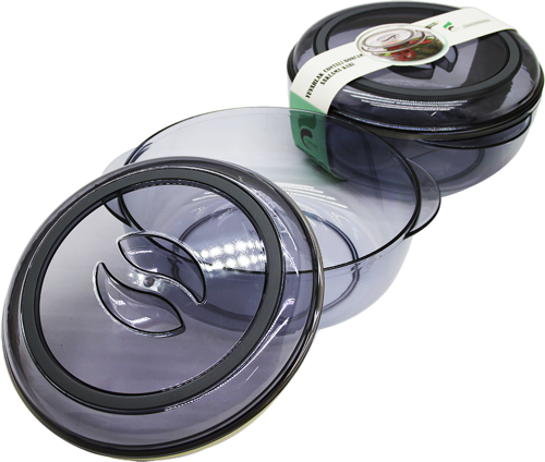 MİKA YUVARLAK CONTALI BORCAM SAKLAMA KABI 1750ML (5060)