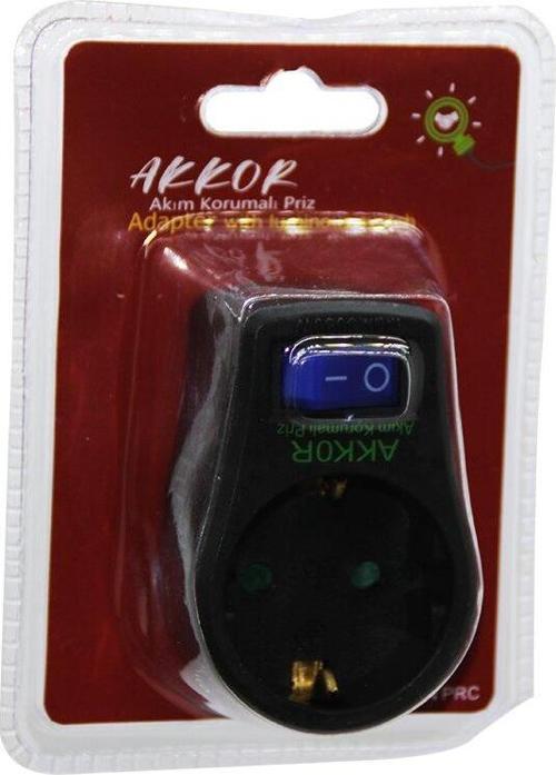 TEKLİ AKIM KORUMALI ANAHTARLI GOLYAT PRİZ 3680W (5060)