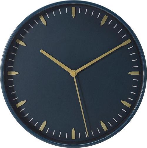 Mavi Skarıg Duvas Saatı, Mavi , 26 Cm Geleneksel Yuvarlak 26 Cm