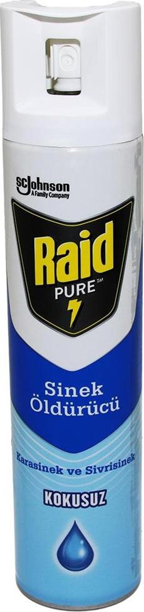 RAİD PURE KOKUSUZ SİNEK SİVRİ SİNEK SAVAR İLAÇ SPREY 300ML (5060)
