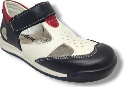 Şirinbebe 1614-20 Delikli Erkek Çocuk Sandalet Siyah Kırmızı 26-30