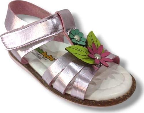 Şirinbebe 1647-20 2 Çiçekli Kız Çocuk Sandalet 21-25