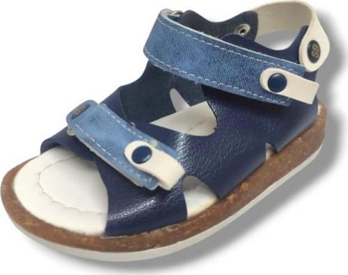 Şirinbebe 1651-20 Çift Cırt Tokalı Erkek Çocuk Sandalet Lacivert Mavi 21-25