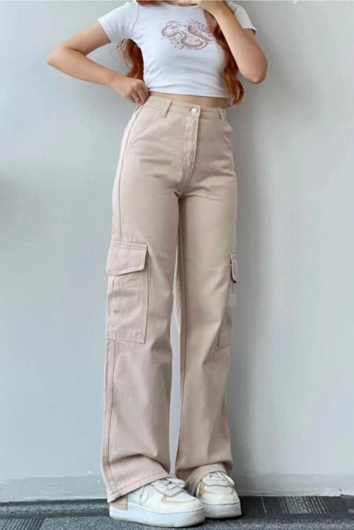 Kargo Cepli Palazzo Trend Pantolon