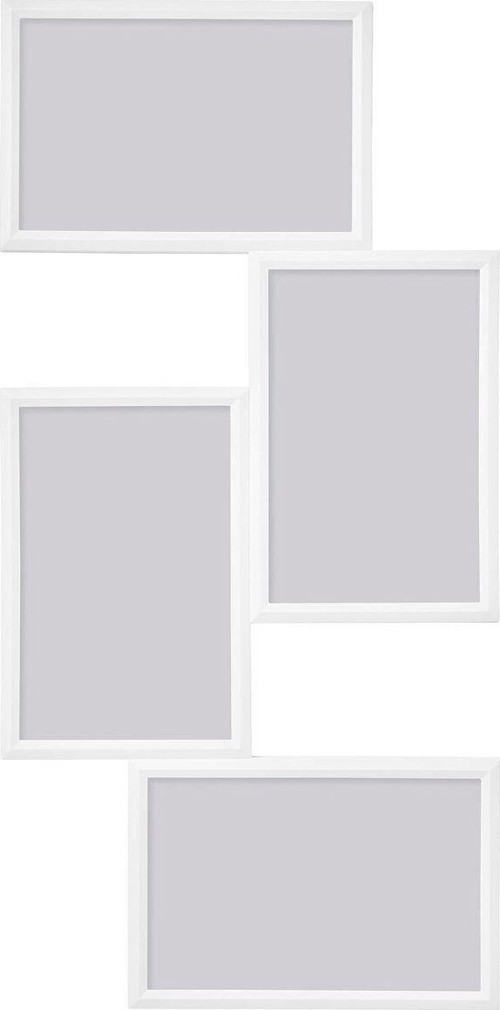 Yllevad Kolaj Çerçeve Beyaz, 10,3X15,3 Cm, 4 Fotoğraflık