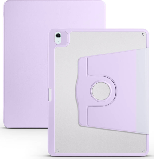 iPad Air 13 inç 2024 360 Derece Dönebilen Standlı Pino iPad Tablet Kılıfı