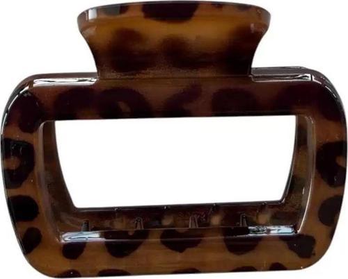Kahverengi Leopar Desenli Mandal Toka