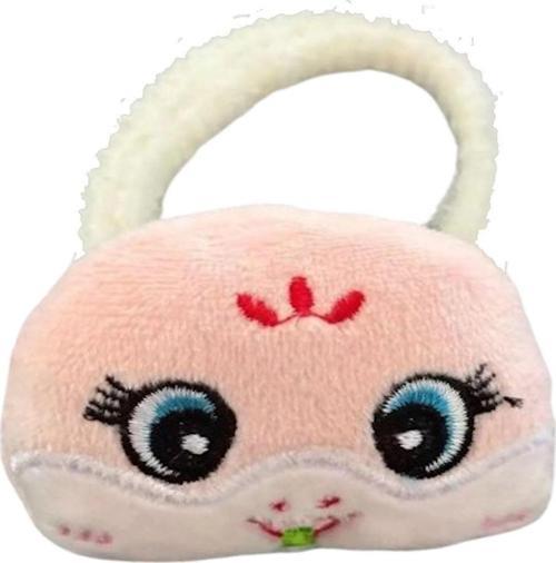 Pembe Renk Ayıcıklı Peluş Simit Toka