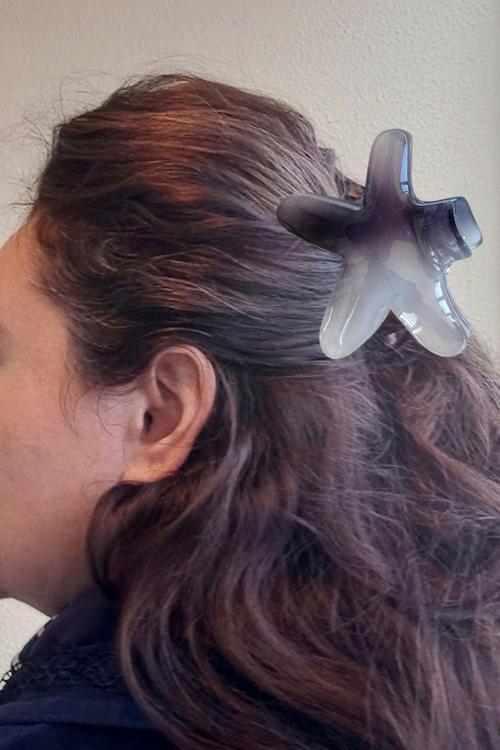 Siyah Renk Deniz Yıldızı Model Mandal Toka