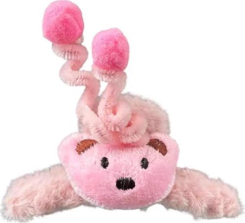 Pudra Renk Ayıcıklı Peluş Mandal Toka