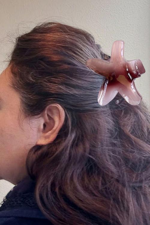 Kahve Renk Deniz Yıldızı Model Mandal Toka