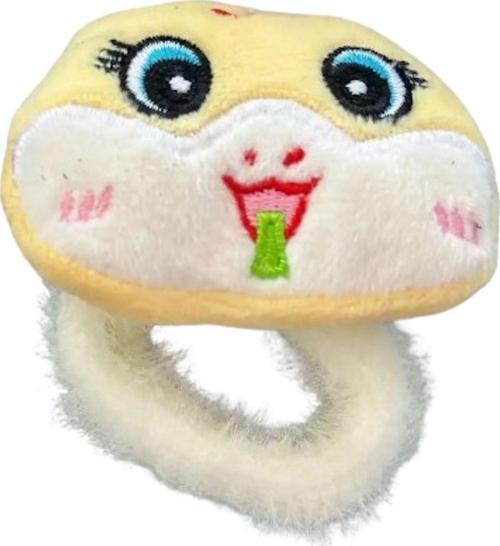 Sarı Renk Ayıcıklı Peluş Simit Toka