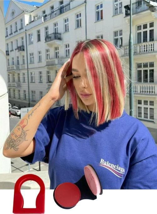 Kırmızı Renk Saç Tebeşiri