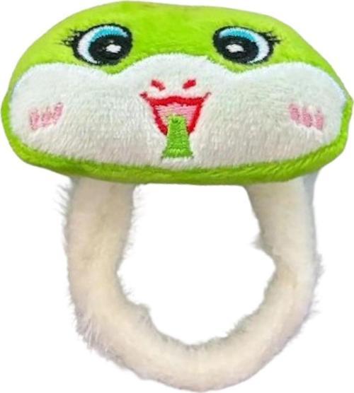 Yeşil Renk Ayıcıklı Peluş Simit Toka