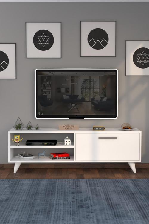 Evora Tv Ünitesi Beyaz
