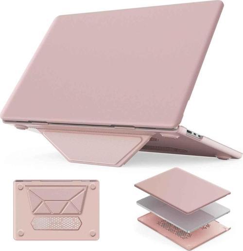 Apple Macbook Air 15 Uyumlu 15.3 inç Standlı İnce Lüks Koruyucu Deri Kılıf