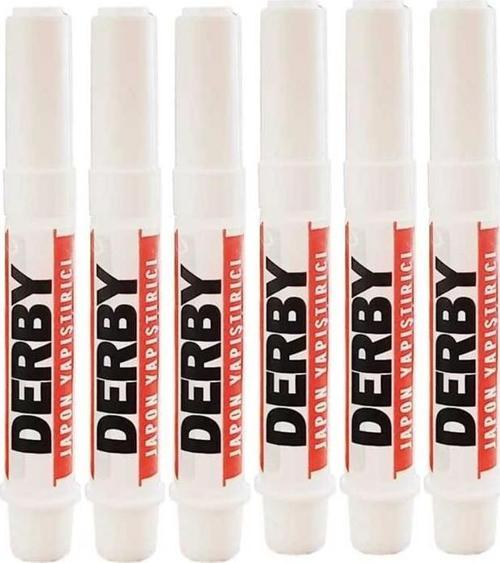 Japon Yapıştırıcısı Derby 6 Adet Mini Parmak Japon Yapıştırıcı Kuvvetli Hızlı Yapıştırıcı 1.5 Gr 6 Adet