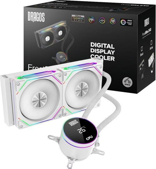 FrostBite ARGB Beyaz 240 mm İşlemci Sıvı Soğutucu