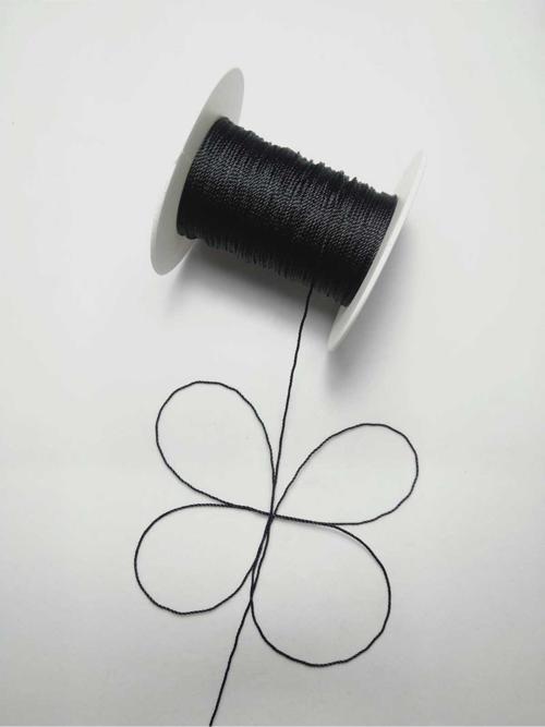 0.8 Mm 20 Metre Tesbih İpi Siyah