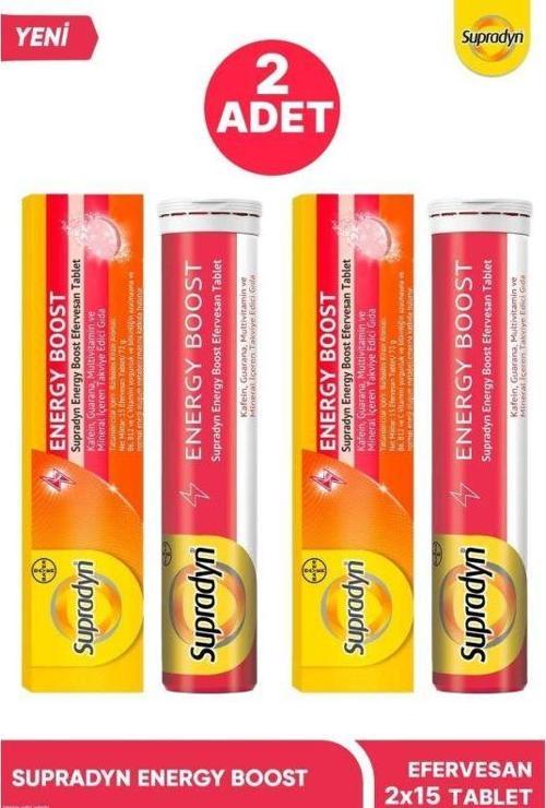 Energy Boost Taef 15 Efervesan Tablet 2 Adet