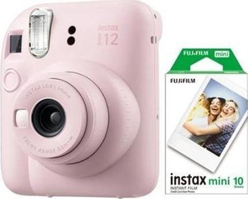 Instax Mini 12 Pembe Fotoğraf Makinesi ve 10'lu Mini Film