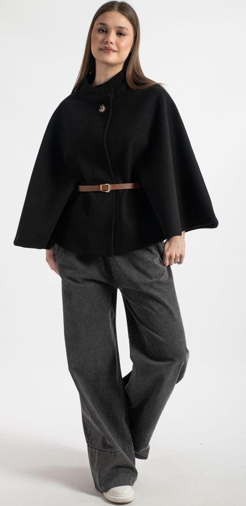 Kaşe Pelerin Panço