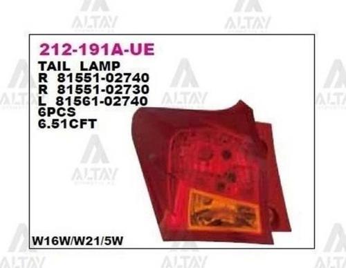 Stop Lambası Auris 2013-2015 Dış Sol (1 Adet) (Oem No: 81561-02740)
