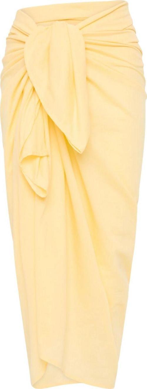 Butter Yellow Saten Pareo
