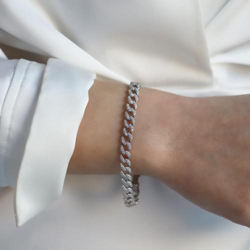 Gurmet Modeli Taşlı 6mm Bileklik
