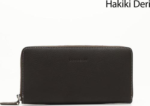 Kadın Kahveye Taba Yatay Hakiki Deri Cüzdan