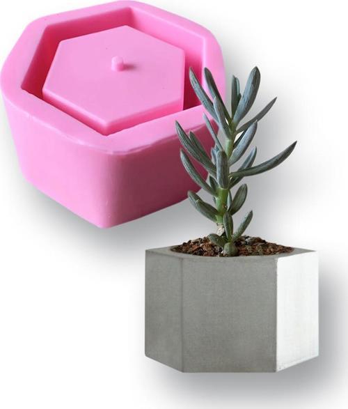 Döküm Beton Hediyeli Silikon Kalıp 97x48mm No:71 