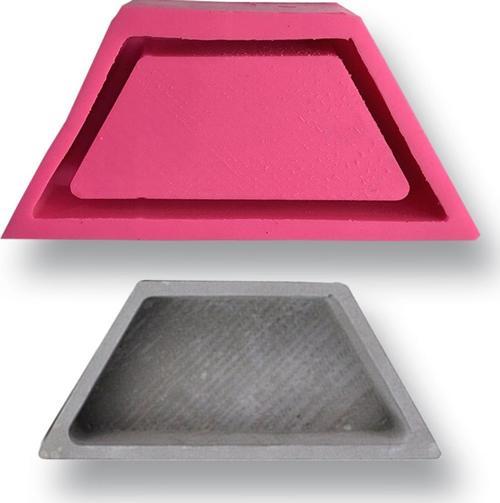 Döküm Beton Hediyeli Silikon Kalıp 188x83x45mm No:21 