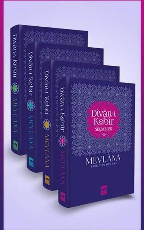 Divan-ı Kebir Seçmeler - 4 Kitap Takım