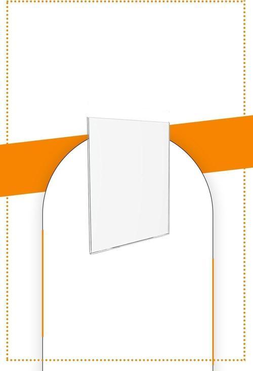 A6 U Tipi Dikey Masa Üstü 10'Lu Paket / 2.8 Mm Şeffaf Pleksi Föylük / Broşürlük