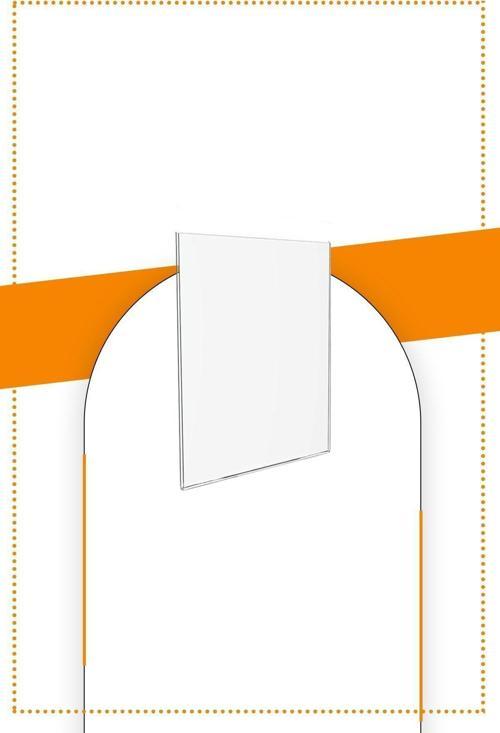 A7 U Tipi Dikey Masa Üstü 50'Li Paket / Şeffaf Pleksi Föylük / Broşürlük
