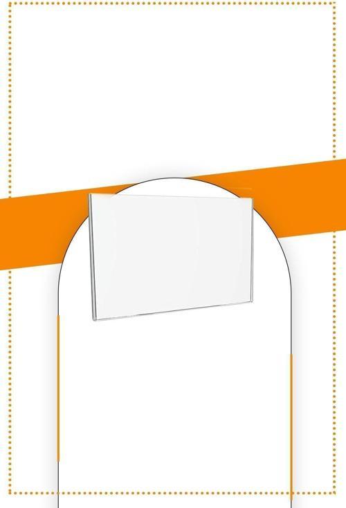 A7 U Tipi Yatay Masa Üstü 10'Lu Paket / Şeffaf Pleksi Föylük / Broşürlük