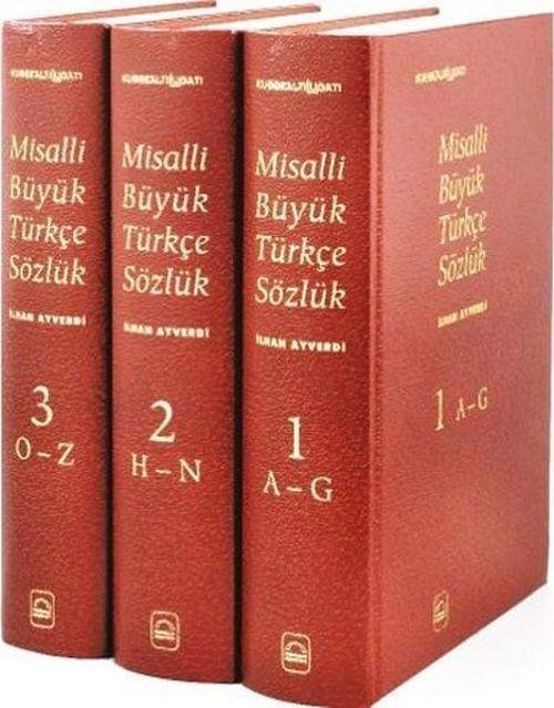 Kubbealtı Lugatı-Misalli Büyük Türkçe Sözlük - 3 Cilt Takım