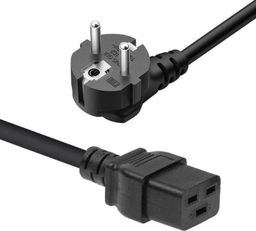 C19 KABLO UPS POWER KABLOSU 1.8 Metre 3x1.5mm Dikdörtgen KALIN UC 300/500V (1.8mt)
