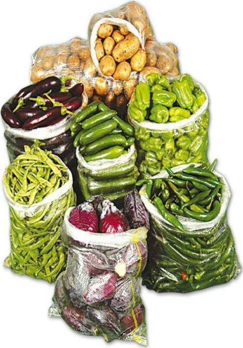 Şeffaf Patates Çuvalı, Cam Çuval, 50Cm*80Cm, 40Kg Ürün Taşır, 100 Adet