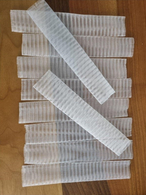 Şişe Koruma Filesi, 100 Adet, 25 Cm Kesilmiş, Şeffaf Renkli