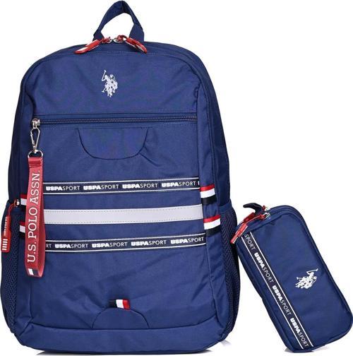 U.S. Polo. Assn. plcan24198 - plcan24194 Unisex Okul Sırt Çantası + Kalemlik Set