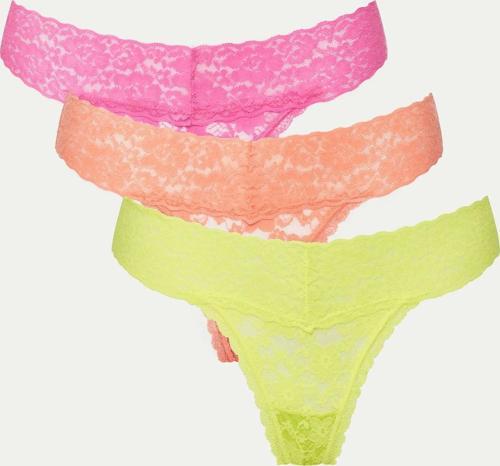 3PACK BASIC LACE THONG Kadın Çok Renkli İç Çamaşırı O5RG18KC5L0-F26W
