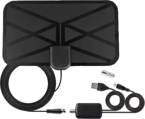 Spibicyy 25Db Tv Anteni, Hd Dijital Iç Mekan Anteni Uzun 1500 Mil Menzil Desteği 4K 1080P Ve Daha Eski Tv'Nin Iç Mekan Hdtv Anteni