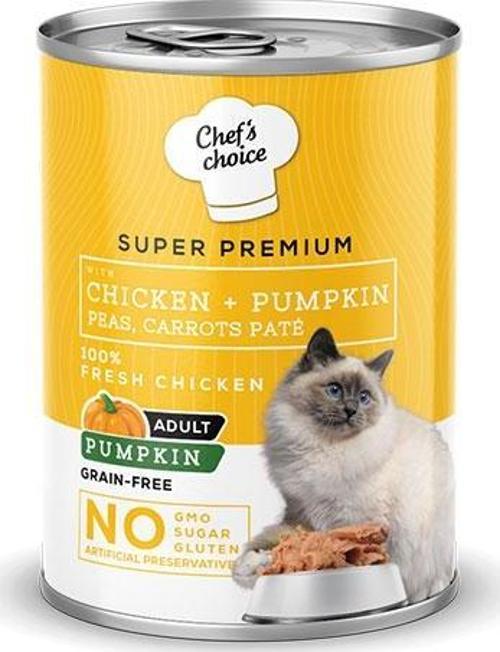 Pumpkin Pate Chicken Tavuklu Balkabaklı Tahılsız Ezme Yetişkin Kedi Konservesi 24 Adet 400 Gr
