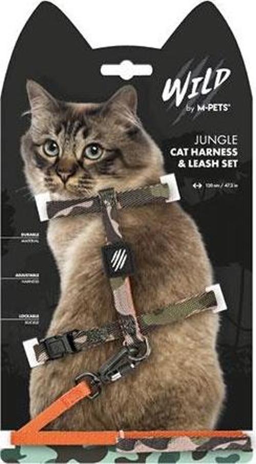 Wild Jungle Kedi Göğüs Tasması 120 Cm