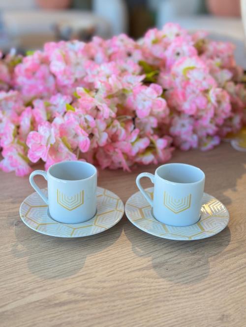 Tamina Desen6 4 Parça 2 Kişilik Kahve Fincanı 90cc
