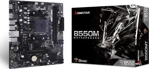 B550MT Ddr4 4400MHZ S+V+Gl Am4 Micro Atx Anakart