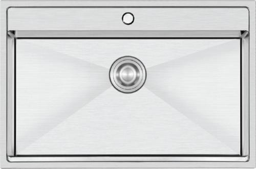 Poli 6303 PVD Inox Tek Gözlü 51x78 cm Paslanmaz Çelik Mutfak Eviyesi